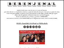 Tablet Screenshot of berenjenalbar.com